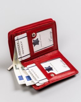 Kompaktowy skórzany portfel damski — Rovicky