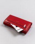 Skórzany portfel damski z klapą — Rovicky