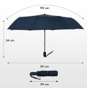 Duży, wiatroodporny parasol w eleganckim pokrowcu — David Jones