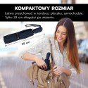 Duży, wiatroodporny parasol w eleganckim pokrowcu — David Jones