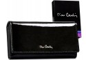 Duży portfel damski z lakierowanej skóry naturalnej na zatrzask— Pierre Cardin