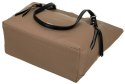 Lekka torebka damska typu tote bag z zewnętrznymi kieszonkami — David Jones