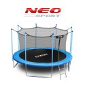 Trampolina ogrodowa 12ft/374cm z siatką wewnętrzną i drabinką