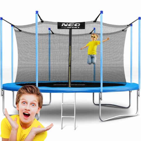 Trampolina ogrodowa 13ft/404cm z siatką wewnętrzną i drabinką