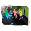 Trampolina ogrodowa 13ft/404cm z siatką wewnętrzną i drabinką