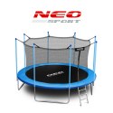 Trampolina ogrodowa 15ft/465cm z siatką wewnętrzną i drabinką