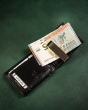 Skórzana banknotówka męska z systemem RFID Protect — Cavaldi