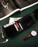 Zestaw prezentowy: skórzany portfel i pasek męski — Pierre Cardin
