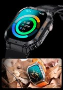 SMARTWATCH MĘSKI Gravity GT6-5 - WYKONYWANIE POŁĄCZEŃ, MONITOR SNU (sg020e)