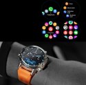 SMARTWATCH MĘSKI Gravity GT9-8 - WYKONYWANIE POŁĄCZEŃ, CIŚNIENIOMIERZ (sg021h)