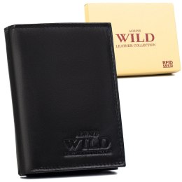 Skórzany portfel męski z zabezpieczeniem antykradzieżowym — Always Wild