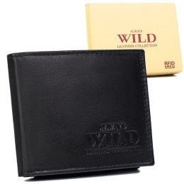 Cienki portfel męski ze skóry naturalnej — Always Wild