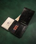 Męski portfel ze skóry naturalnej z systemem RFID — Peterson