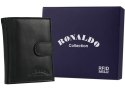 Skórzany portfel męski z kieszonką na kartę — Ronaldo