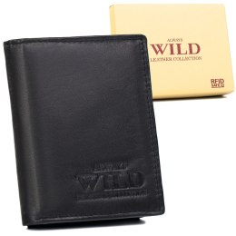 Skórzany portfel męski z kieszonką na suwak — Always Wild