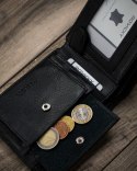 Kompaktowy, pojemny portfel męski — Cavaldi