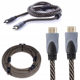 KABEL HDMI 2.0 4K 3D UHD 1,8m MIEDŹ PREMIUM 48 bit