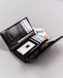Klasyczny, skórzany portfel damski z ochroną kart RFID Protect — Lorenti