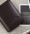 Skórzany portfel męski z kieszonką na suwak — Always Wild