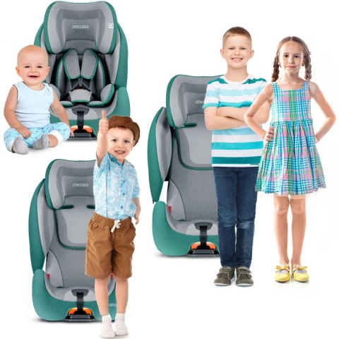 Fotelik samochodowy Ricokids Qway szary 9-36 kg ISOFIX