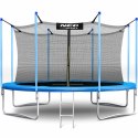 Trampolina ogrodowa 13ft/404cm z siatką wewnętrzną i drabinką Neo-Sport