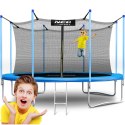 Trampolina ogrodowa 14ft/435cm z siatką wewnętrzną i drabinką Neo-Sport