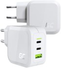 ŁADOWARKA SIECIOWA Green Cell POWERGAN 65W 2xUSB-C 1xUSB-A CHARGC08W