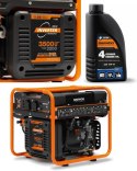 ZESTAW AGREGAT PRĄDOTWÓRCZY INWERTOROWY DAEWOO GDA 4600i 3.2kW + GENERATOR OIL SAE 10W-30 DWO 600