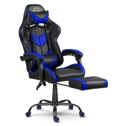 Fotel biurowy dla gracza Sofotel Cerber czarno-niebieski