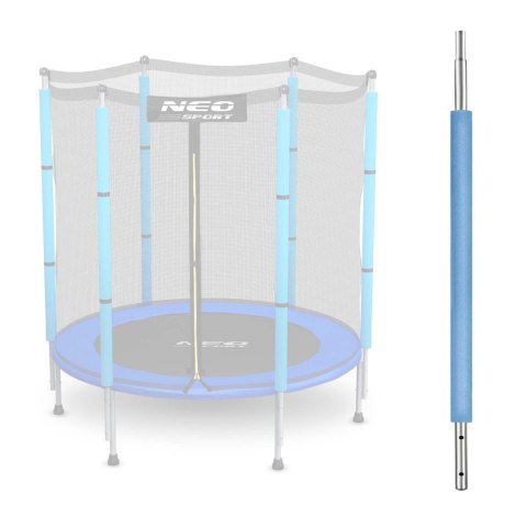 Słupek dolny do trampoliny z siatką zewnętrzną 4,5 ft niebieski Neo-Sport