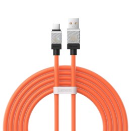 Baseus kabel CoolPlay USB - USB-C 2m 100W pomarańczowy