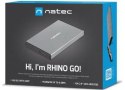 OBUDOWA DYSKU ZEWNĘTRZNA NATEC RHINO GO SATA 2.5cala USB 3.0 SZARA
