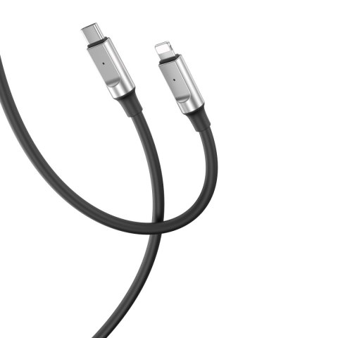 XO kabel NB-Q252B USB-C - Lightning 1,0 m 27W czarny