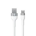 Forever kabel Flexible USB - USB-C 1,0 m 3A biały