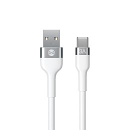 Forever kabel Flexible USB - USB-C 1,0 m 3A biały