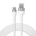 Forever kabel Flexible USB - USB-C 1,0 m 3A biały