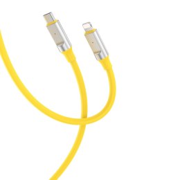 XO kabel NB-Q252B USB-C - Lightning 1,0 m 27W żółty