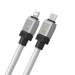 Baseus kabel CoolPlay USB-C - Lightning 1m 20W biały