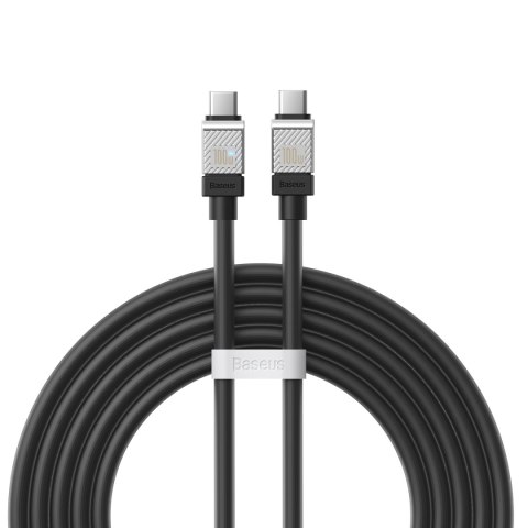 Baseus kabel CoolPlay USB-C - USB-C 2m 100W czarny