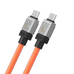 Baseus kabel CoolPlay USB-C - USB-C 2m 100W pomarańczowy