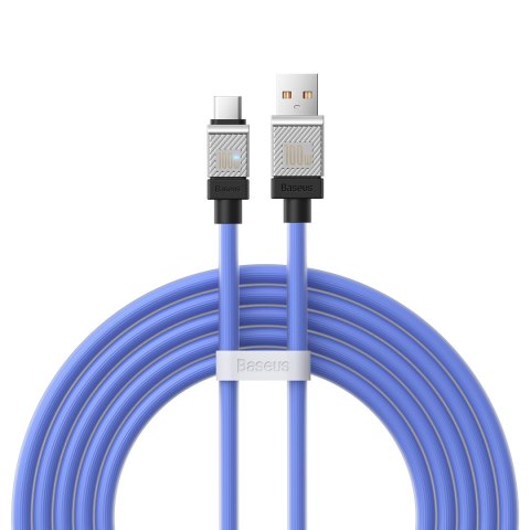 Baseus kabel CoolPlay USB - USB-C 2m 100W niebieski