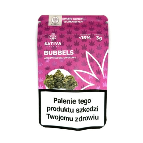 CBD Kwiaty Konopi "BUBBELS" 3 g