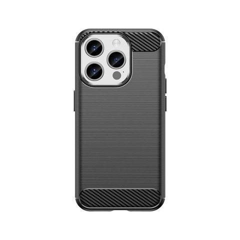 ETUI CARBON CASE IPHONE 15 PRO CZARNY/BLACK