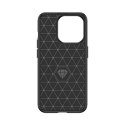 ETUI CARBON CASE IPHONE 15 PRO CZARNY/BLACK