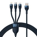 KABEL BASEUS 3IN1 FLASH SERIES 66W 1.2M USB-C/MICRO/LIGHTNING BLUE