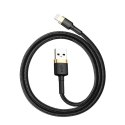 KABEL BASEUS CAFULE USB/LIGHTNING 2.4A 1M GOLD/BLACK