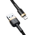 KABEL BASEUS CAFULE USB/LIGHTNING 2.4A 1M GOLD/BLACK