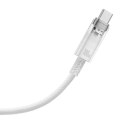 KABEL BASEUS EXPLORER SERIES USB/USB-C 100W 6A 1M BIAŁY/WHITE