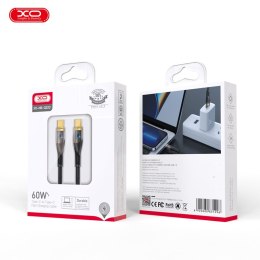 XO KABEL NB-Q223B USB-C/USB-C 1m 60W CZARNY