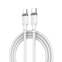 XO KABEL NB208B PD USB-C/USB-C 1m 60W biały